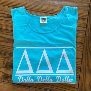 Tri-Delta Comfort Colors Tank Top
